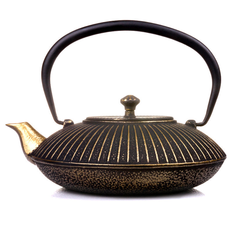 Cast Iron Kettle in Ancient Asian Style