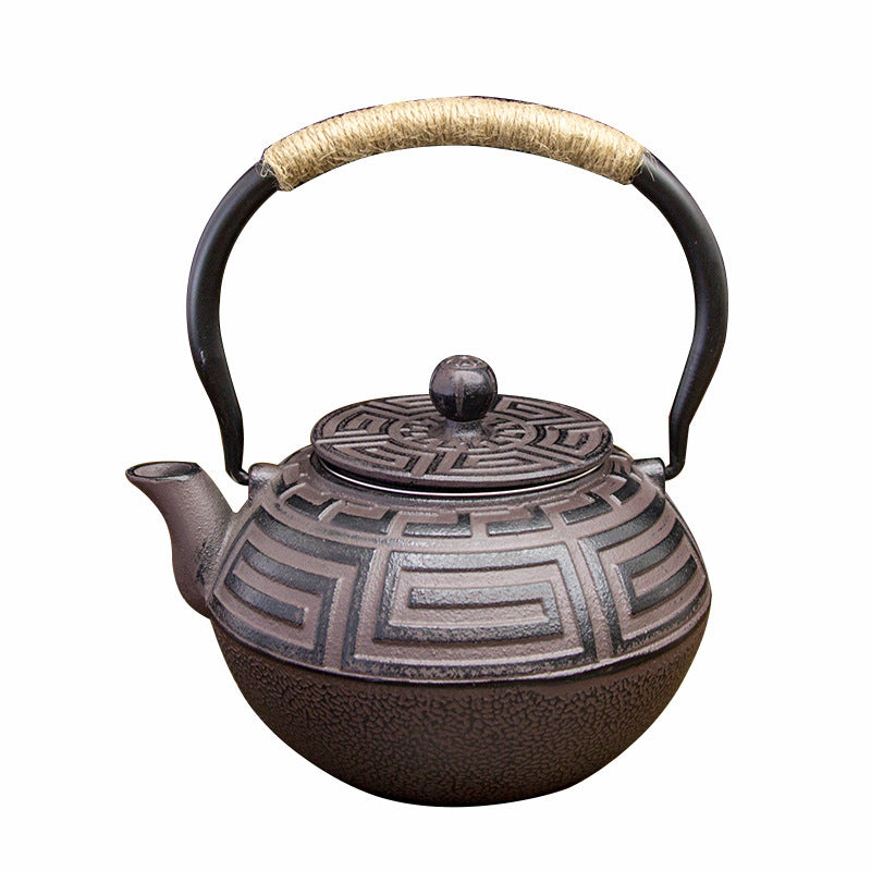 Iron Kung Fu Style Tea Kettle, Handmade