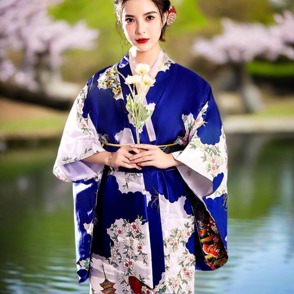 Japanese Satin Kimono