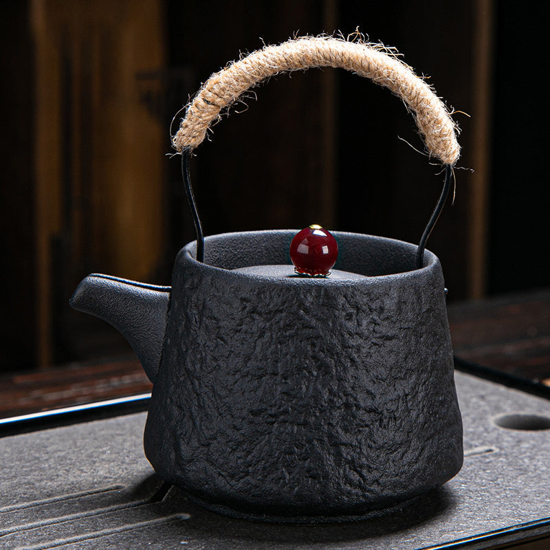 Japanese Single-Cup Ceramic Teapot