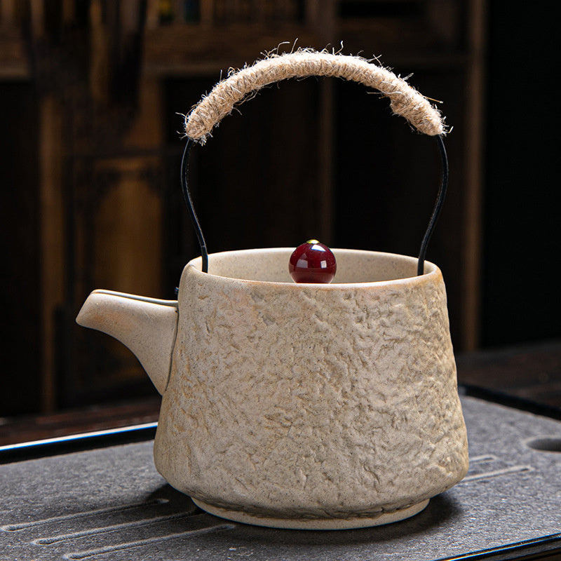 Japanese Single-Cup Ceramic Teapot