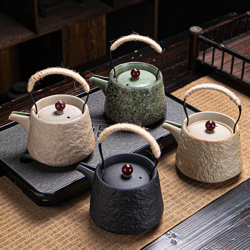 Japanese Single-Cup Ceramic Teapot