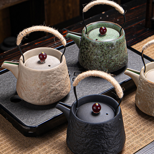 Japanese Single-Cup Ceramic Teapot