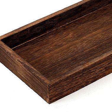 Japanese-Style Solid Wood Tea Tray