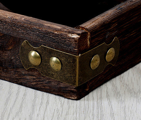 Japanese-Style Solid Wood Tea Tray