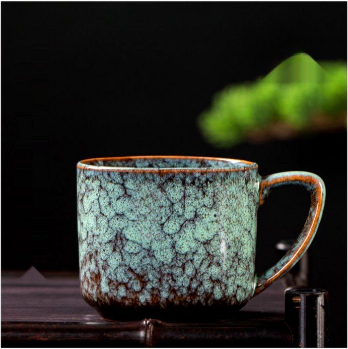 Kiln Fired Ceramic Teacups in Japanese Style