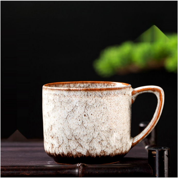 Kiln Fired Ceramic Teacups in Japanese Style