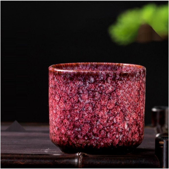 Kiln Fired Ceramic Teacups in Japanese Style