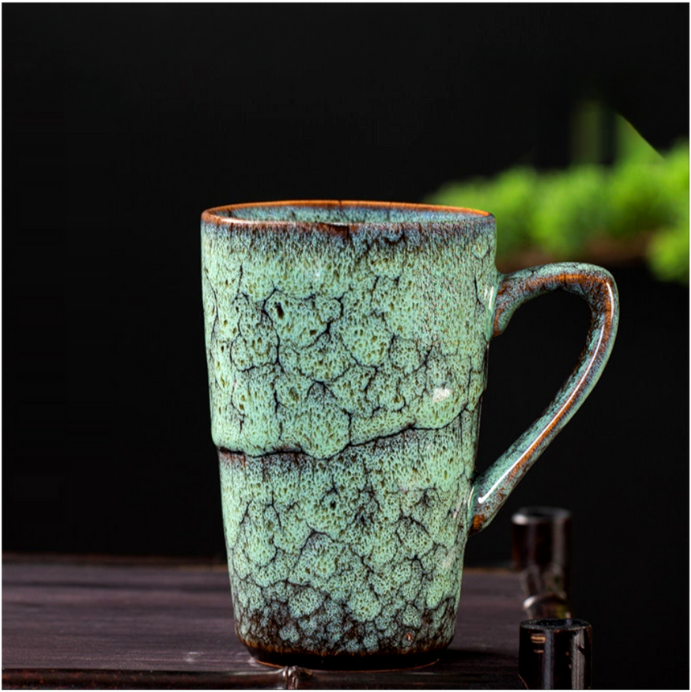 Kiln Fired Ceramic Teacups in Japanese Style