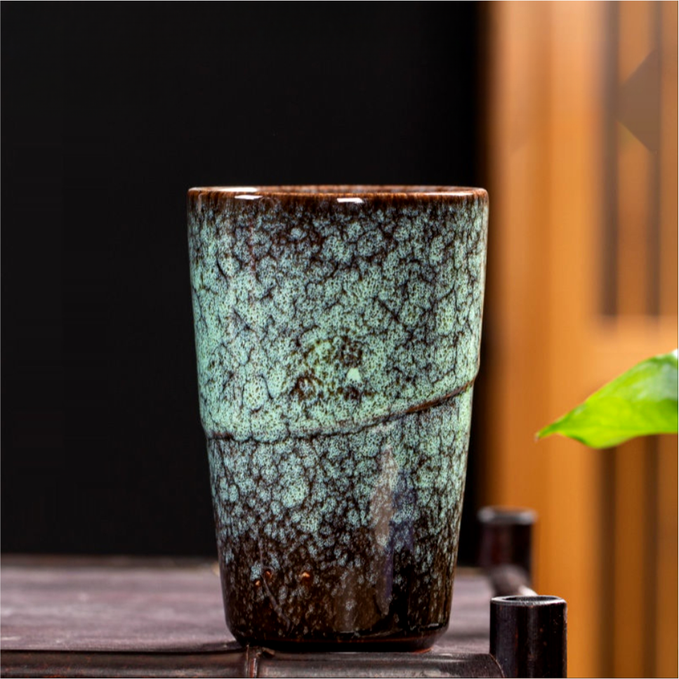 Kiln Fired Ceramic Teacups in Japanese Style