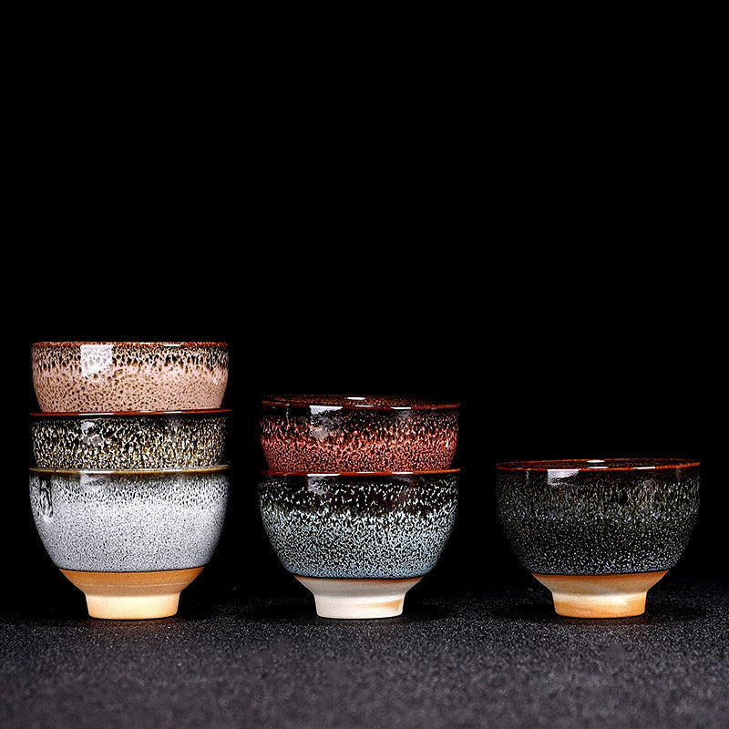 Kiln Transformation Ceramic Teacup Boxed Set