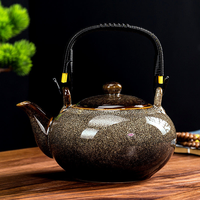 Kiln Transformation (Yiao Bian) Ceramic Lifting Beam Teapot