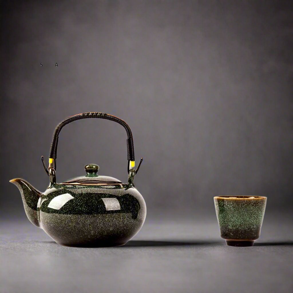 Kiln Transformation (Yiao Bian) Ceramic Lifting Beam Teapot