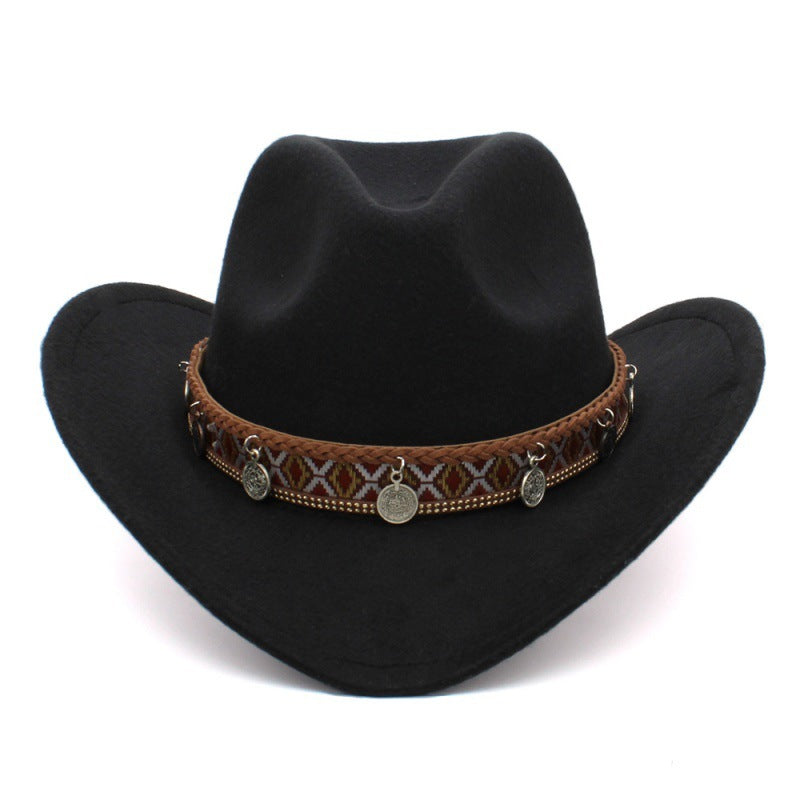 Tibetan & Chinese Style Pendant Cowboy Hat