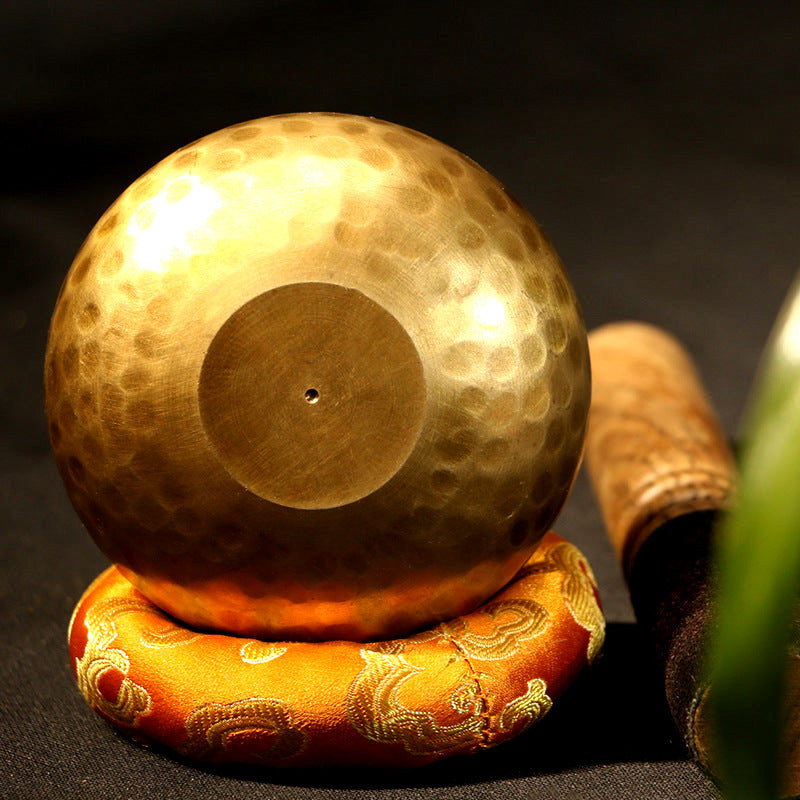 Tibetan Singing Bowl / Handmade Copper Buddhist Chime Bowl