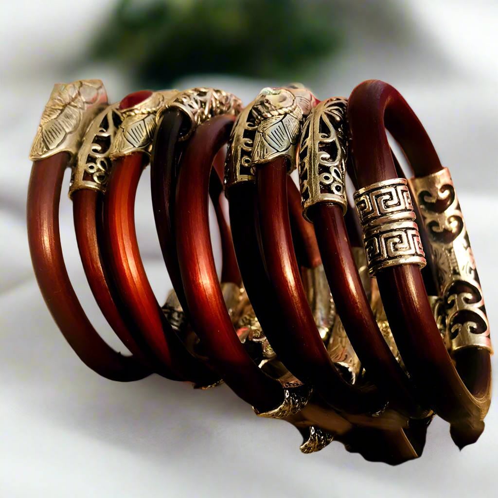 Tibetan Spatholobus Bracelet