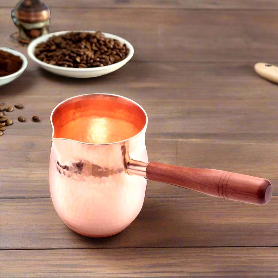 Turkish Coffee Pot - Handmade from Pure Copper