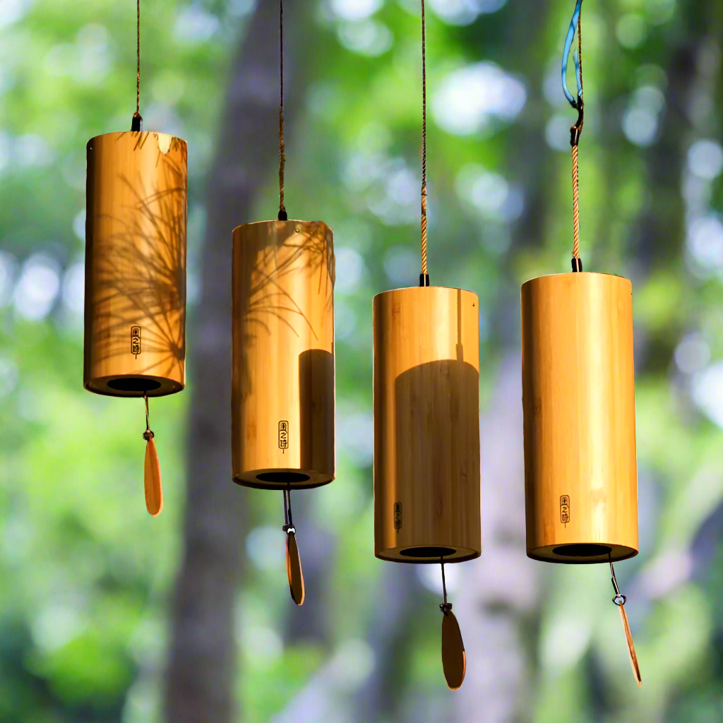 Wind Chimes from Japan, Traditional Bamboo Fūrin, 4 Seasonal Melodies