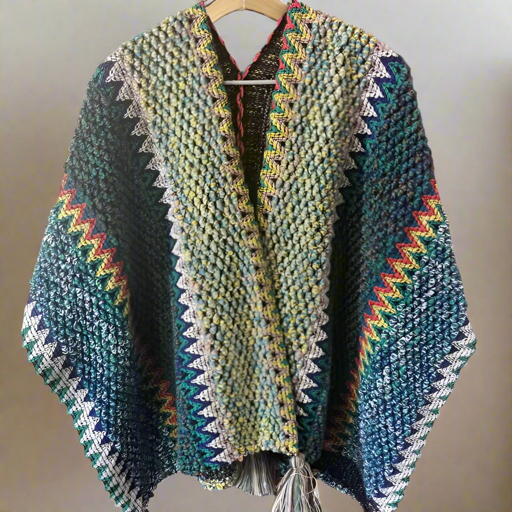 Yunnan Cloak - Ethnic Style Shawl from Tibet