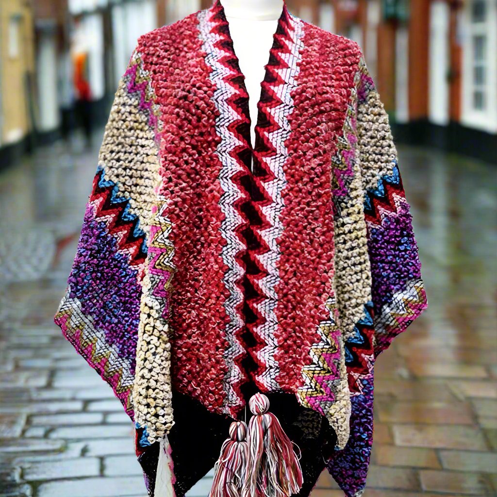 Yunnan Cloak - Ethnic Style Shawl from Tibet