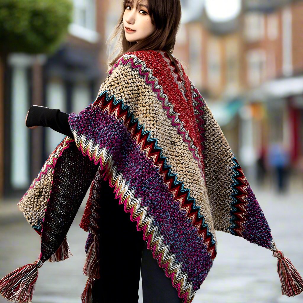 Yunnan Cloak - Ethnic Style Shawl from Tibet